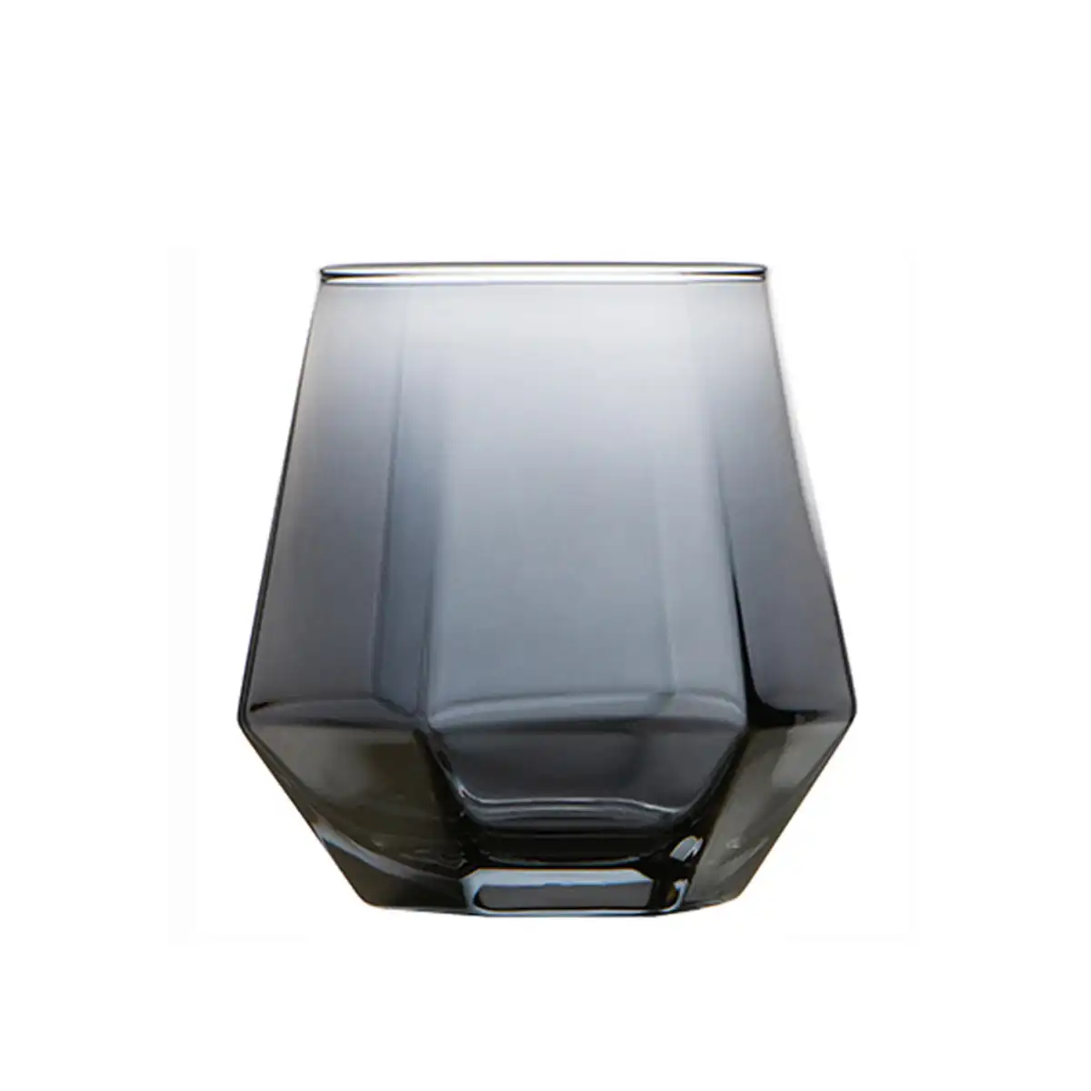 Elegant Diamond Stemless Wine Glass product close-up