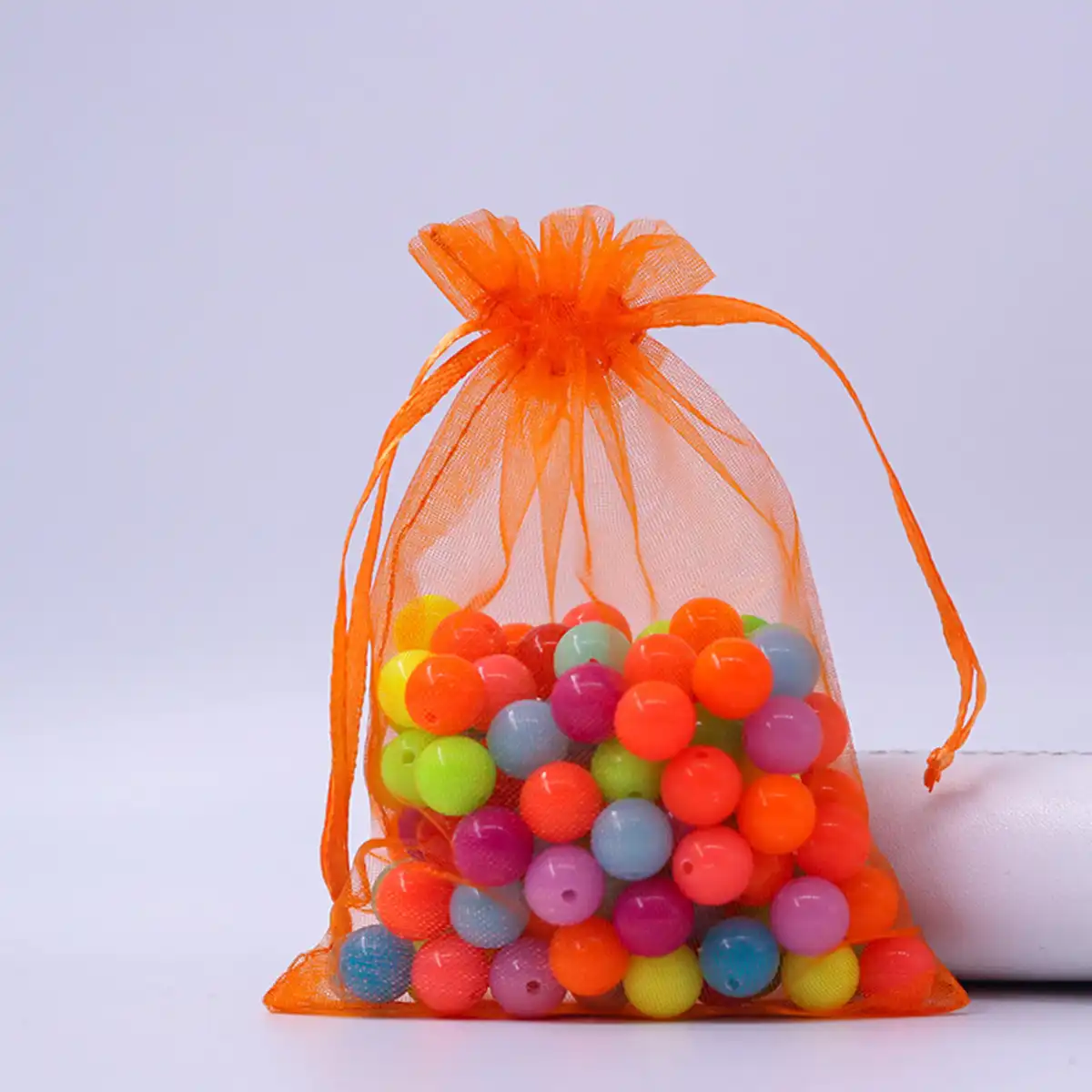 Elegant Organza Drawstring Gift Pouches product close-up