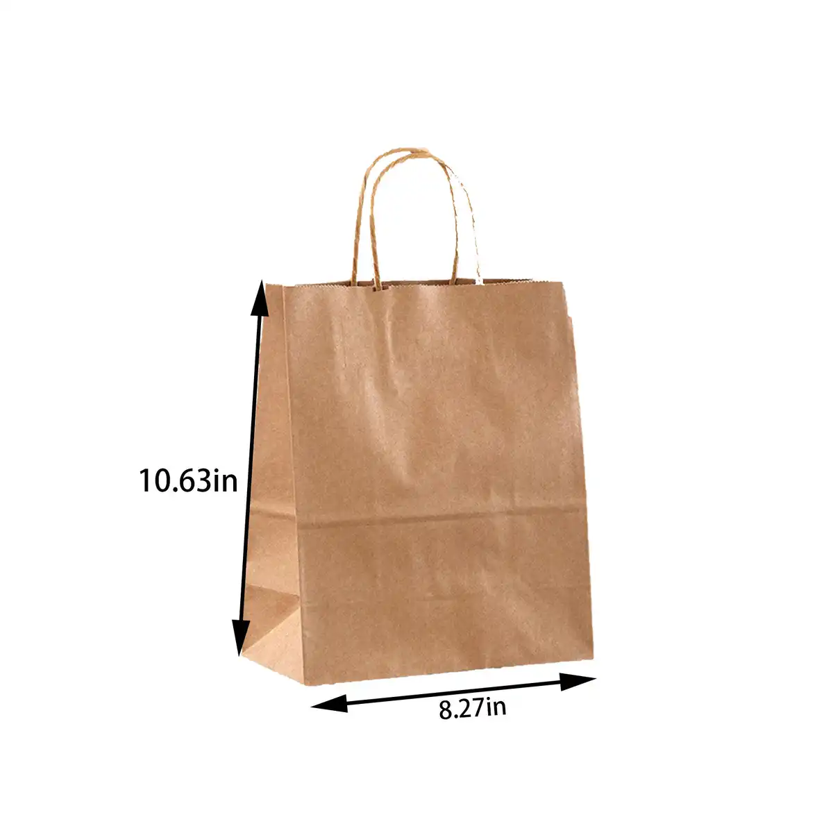 Kraft Gift Bags with Handles product detail view