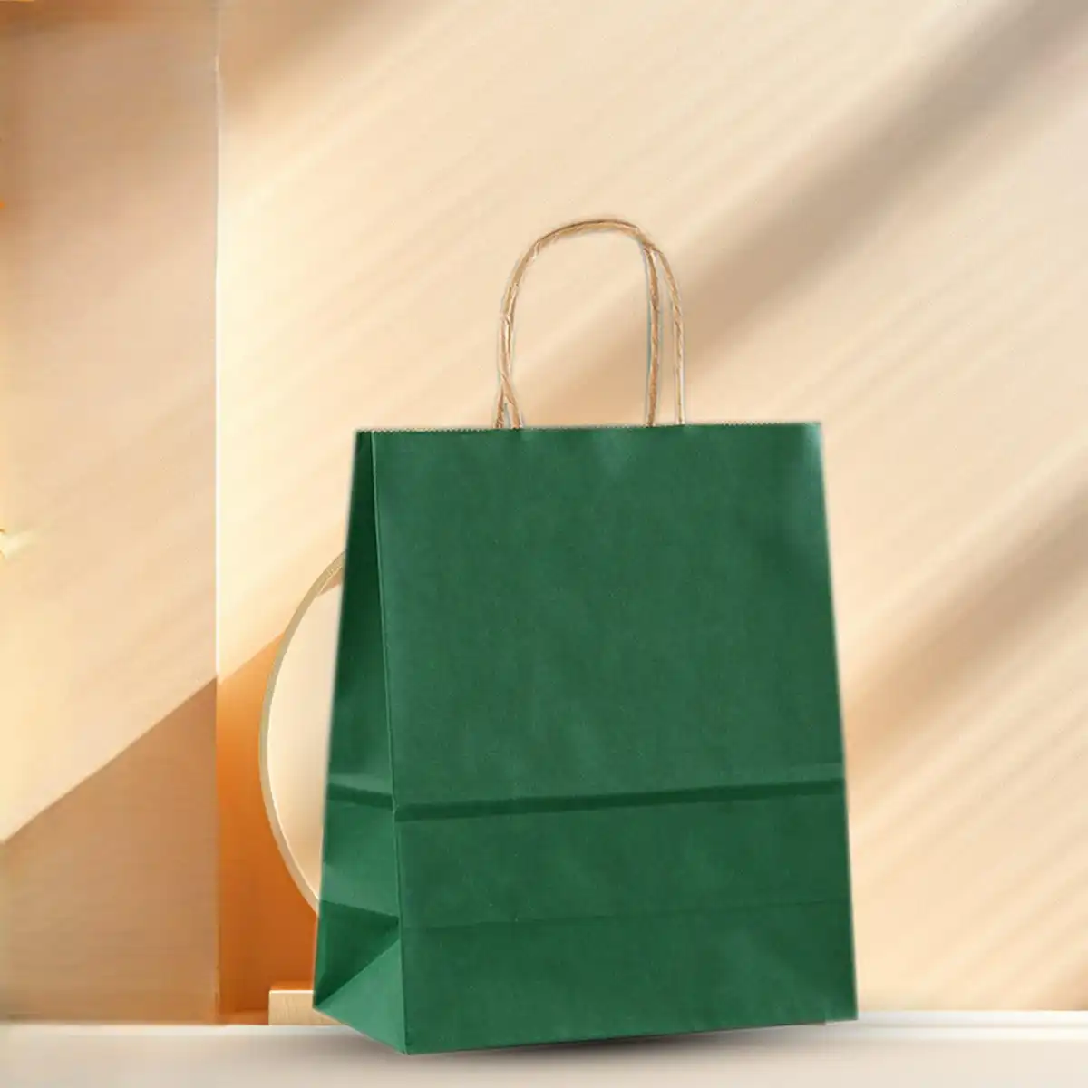 Kraft Gift Bags with Handles alternate product angle