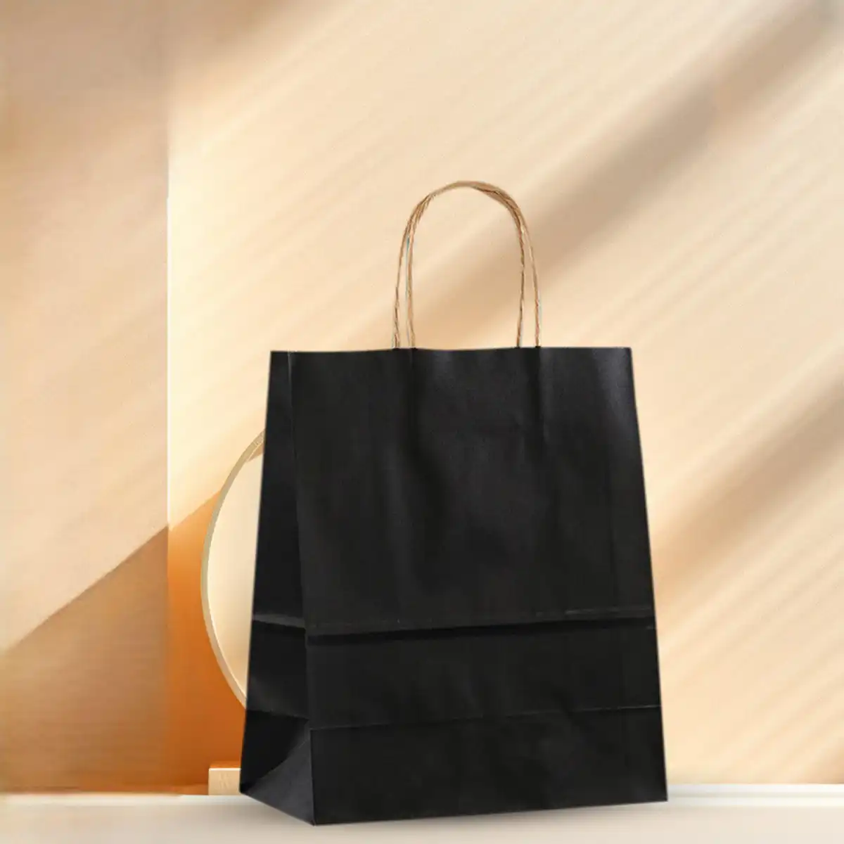 Kraft Gift Bags with Handles product close-up