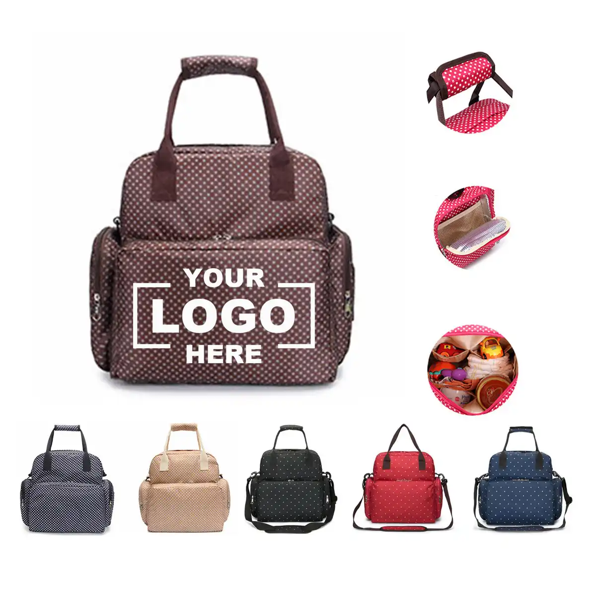 Mummy Backpack Diaper Bag with Changing Pad