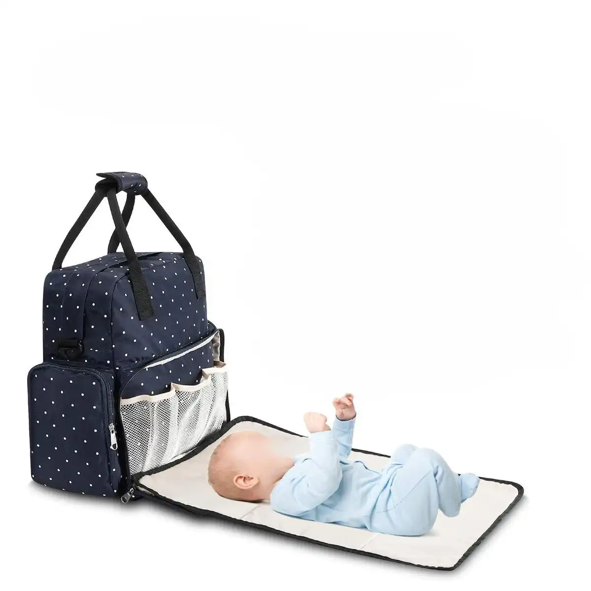 Mummy Backpack Diaper Bag with Changing Pad alternate product angle