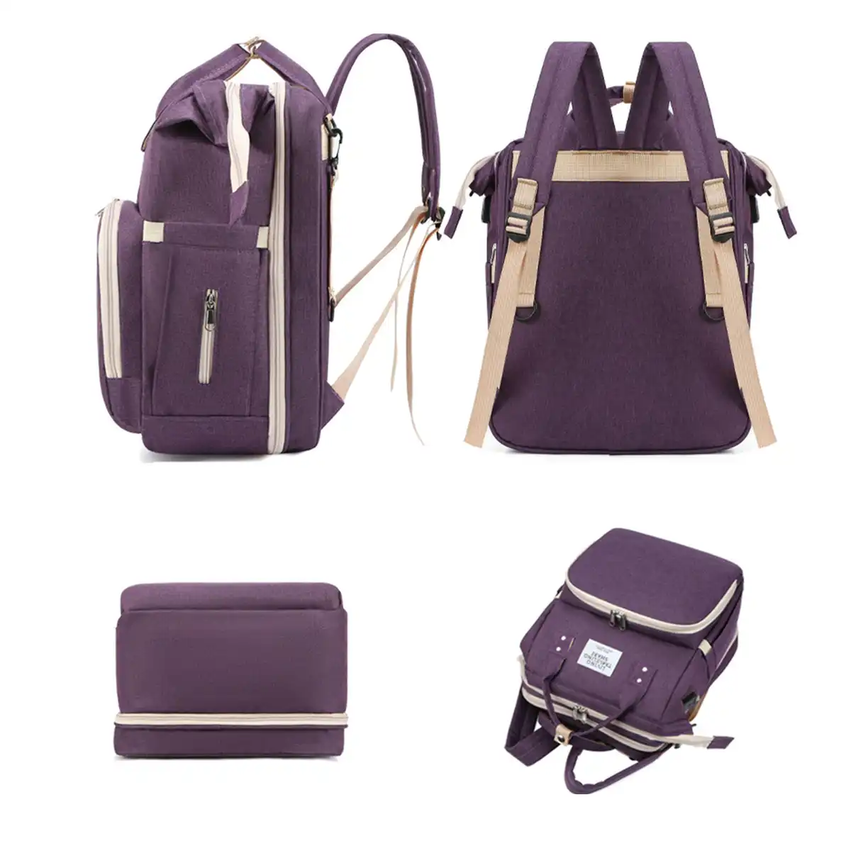 Travel Diaper Backpack with Changing Station alternate product angle