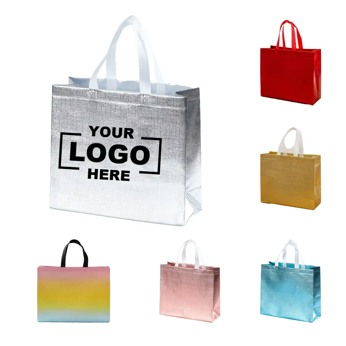 Iridescent Reusable Shopping Tote
