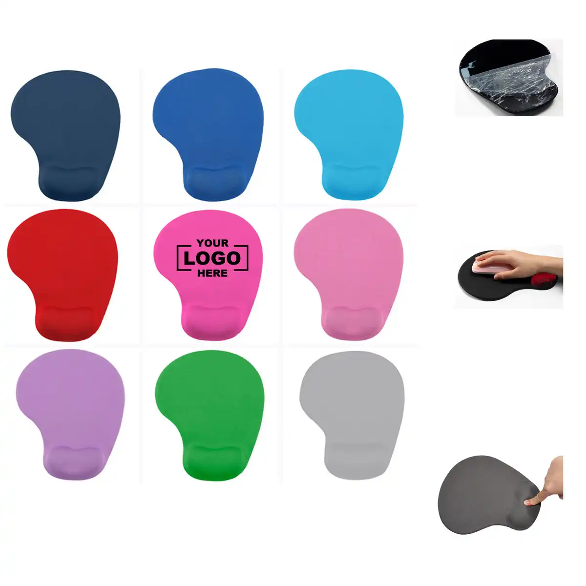 Ergonomic Mouse Pad with Gel Wrist Rest