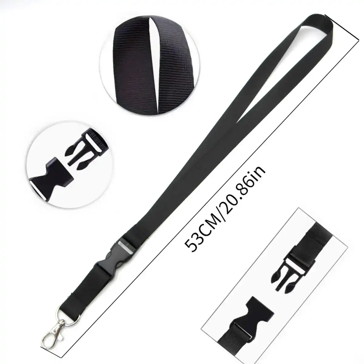 Vibrant Lanyard with Metal Clasp product detail view