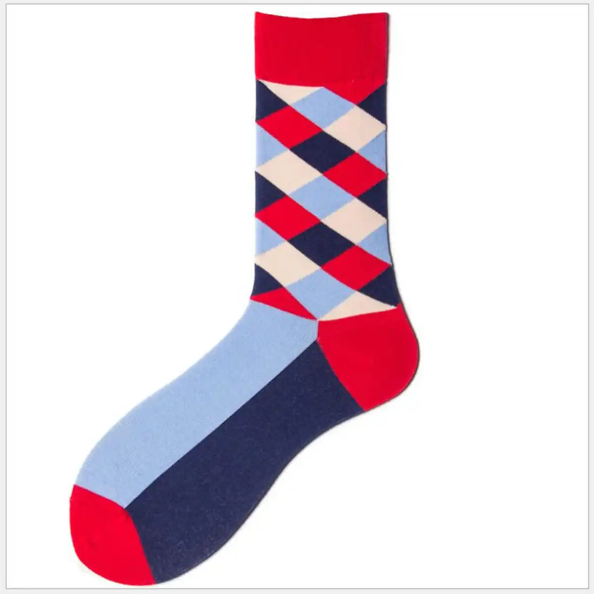 Vibrant Athletic Crew Socks product close-up