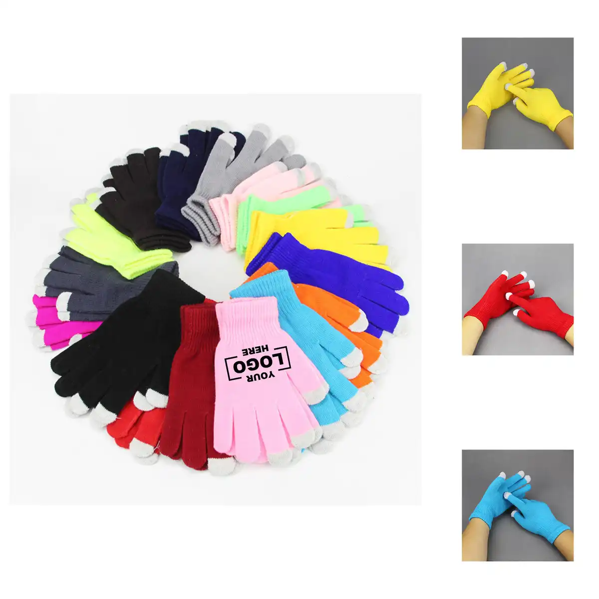 Magic Touchscreen Knit Gloves