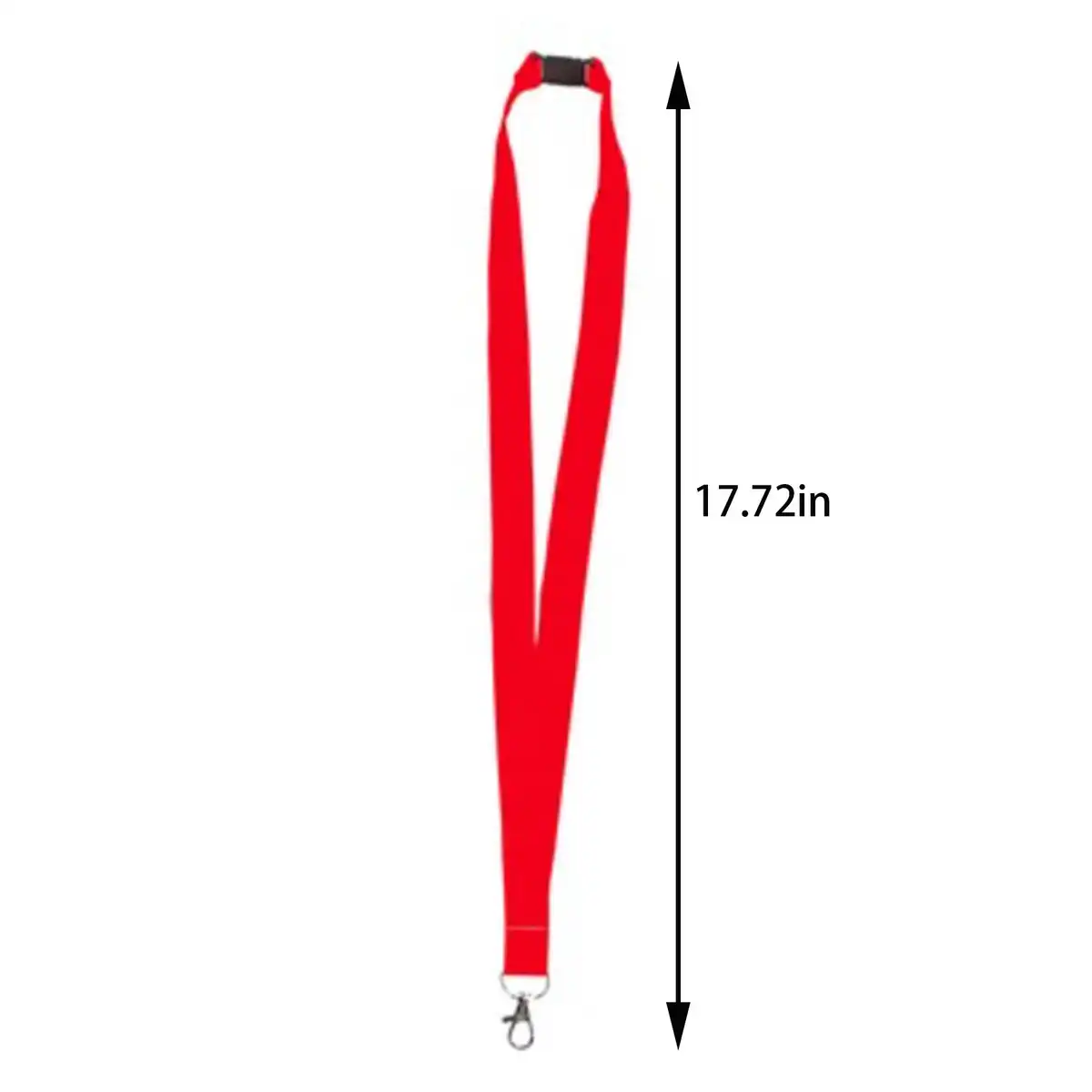 Vibrant Breakaway Lanyard with Metal Clip product detail view