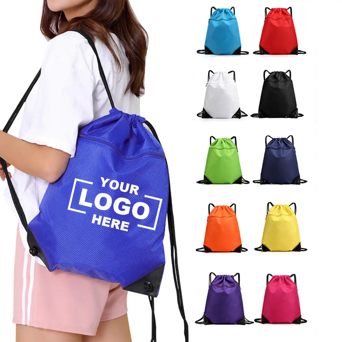 Durable Lightweight Drawstring Gym Sack