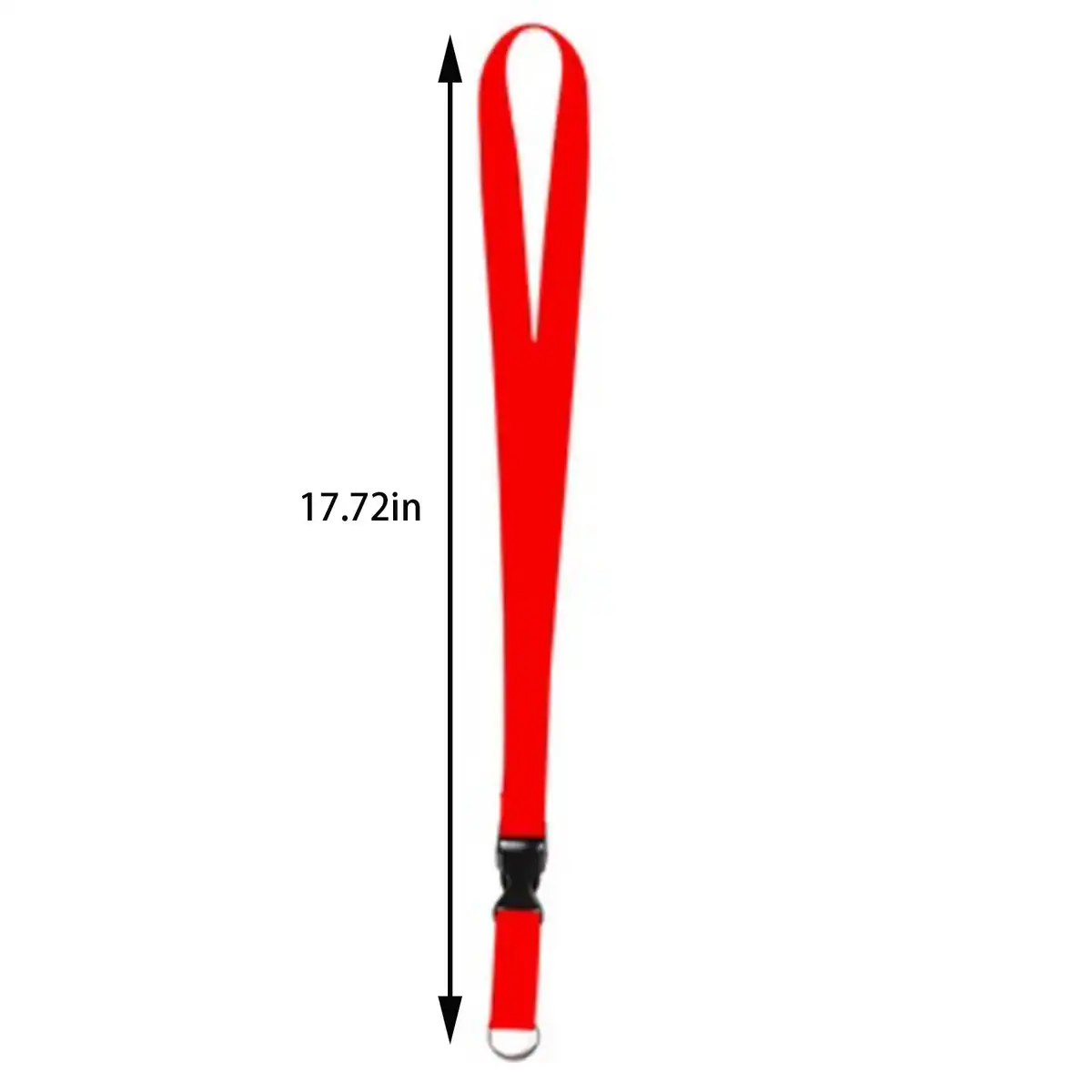 Vibrant Logo Lanyards with Metal Clip product detail view