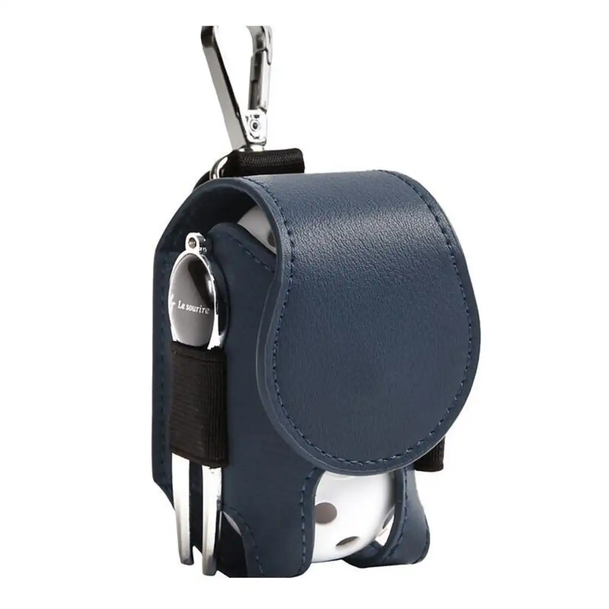 Golf Ball Leather Carrier alternate product angle