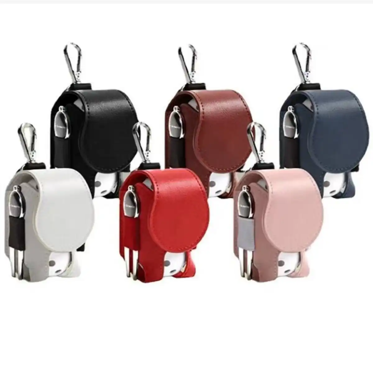 Golf Ball Leather Carrier product close-up