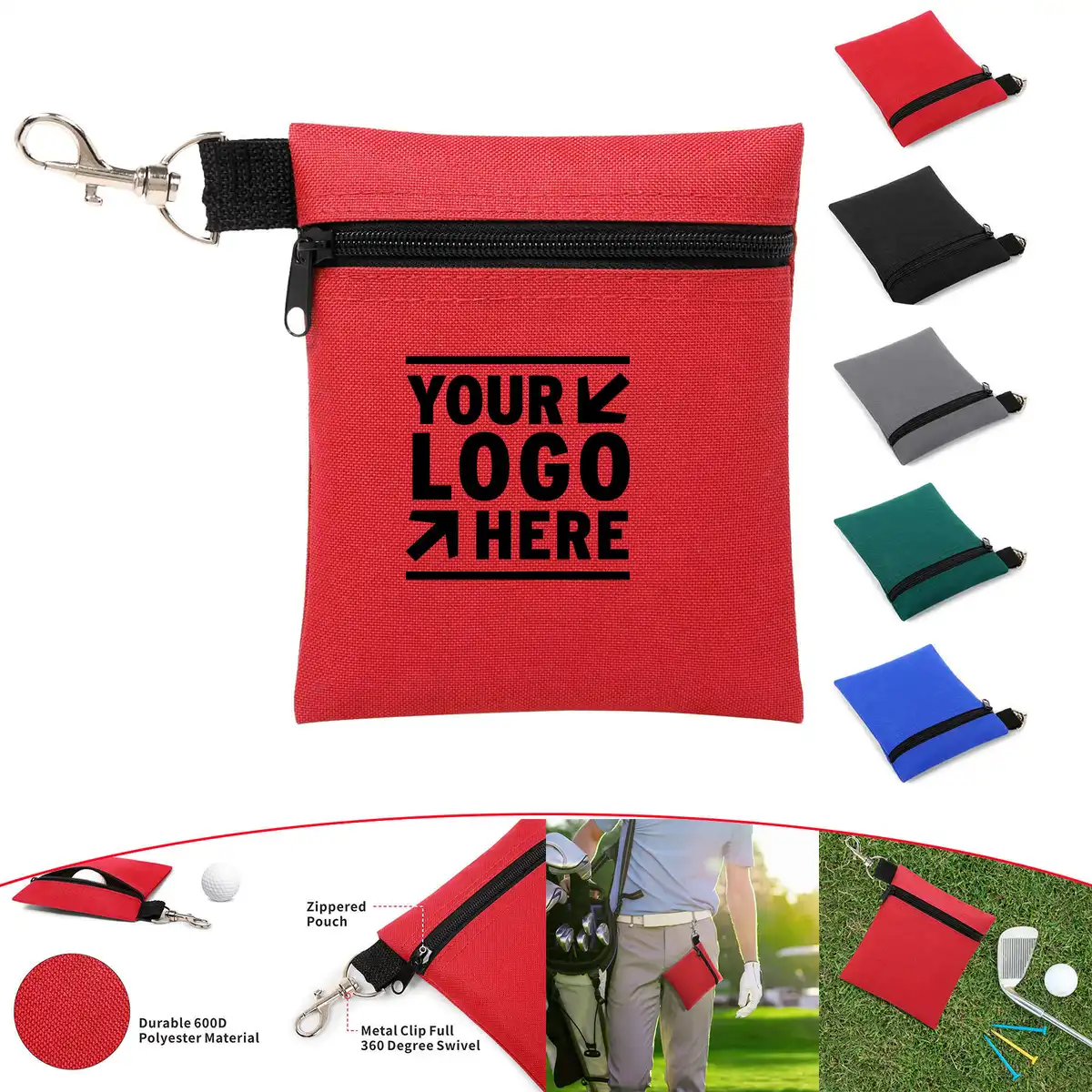 Golf Tee Holder with Clip