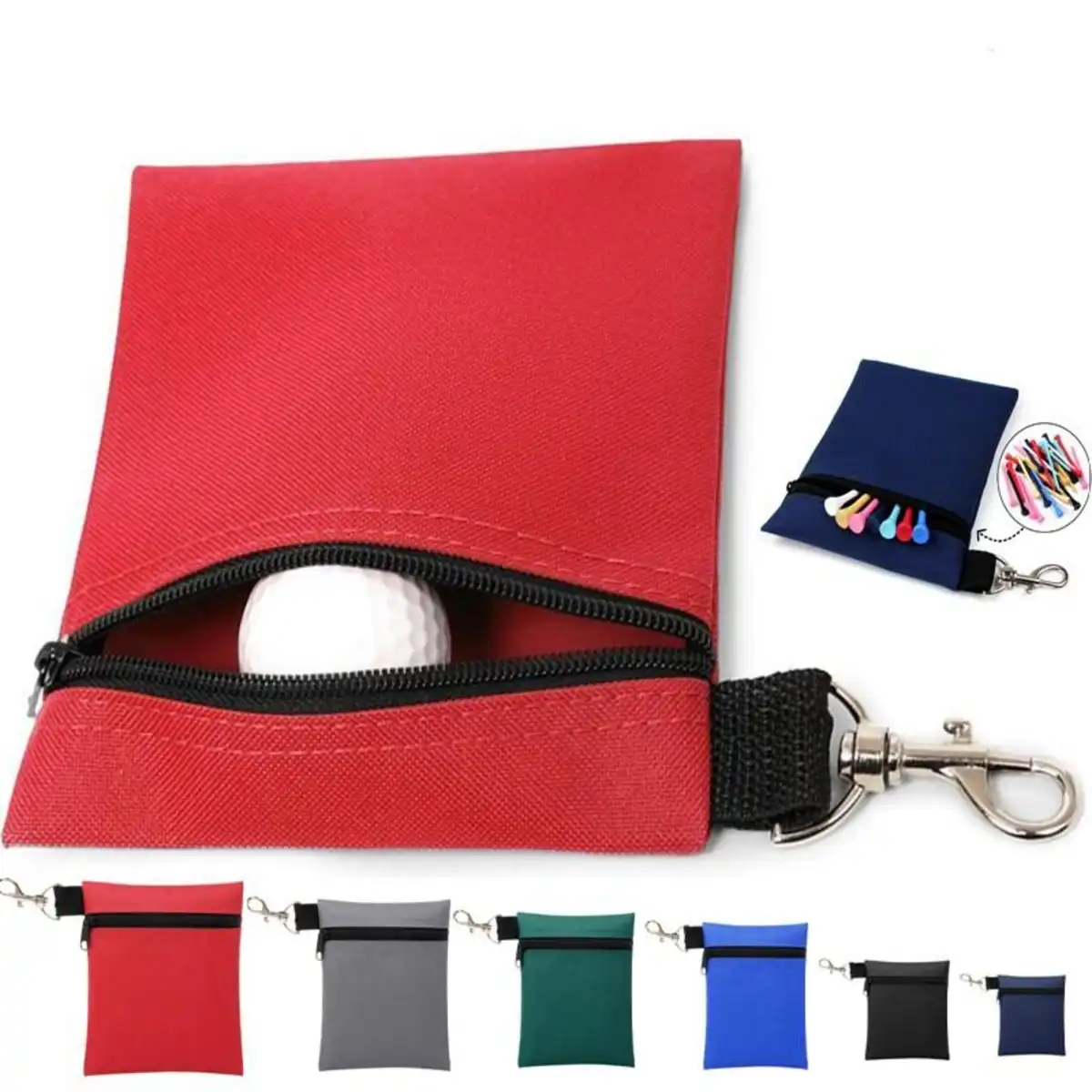 Golf Tee Holder with Clip product detail view
