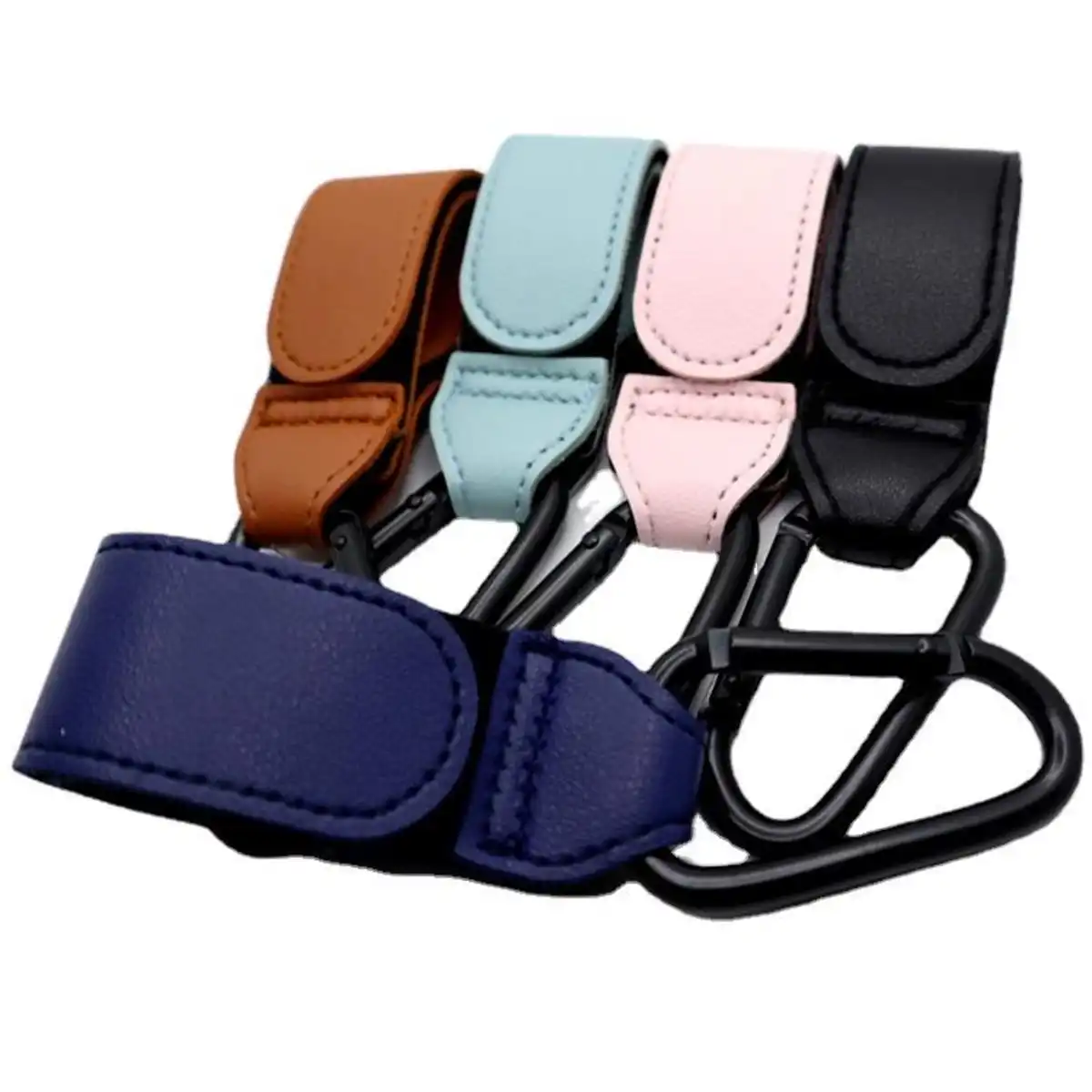 PU Stroller Hook with Velcro Strap alternate product angle