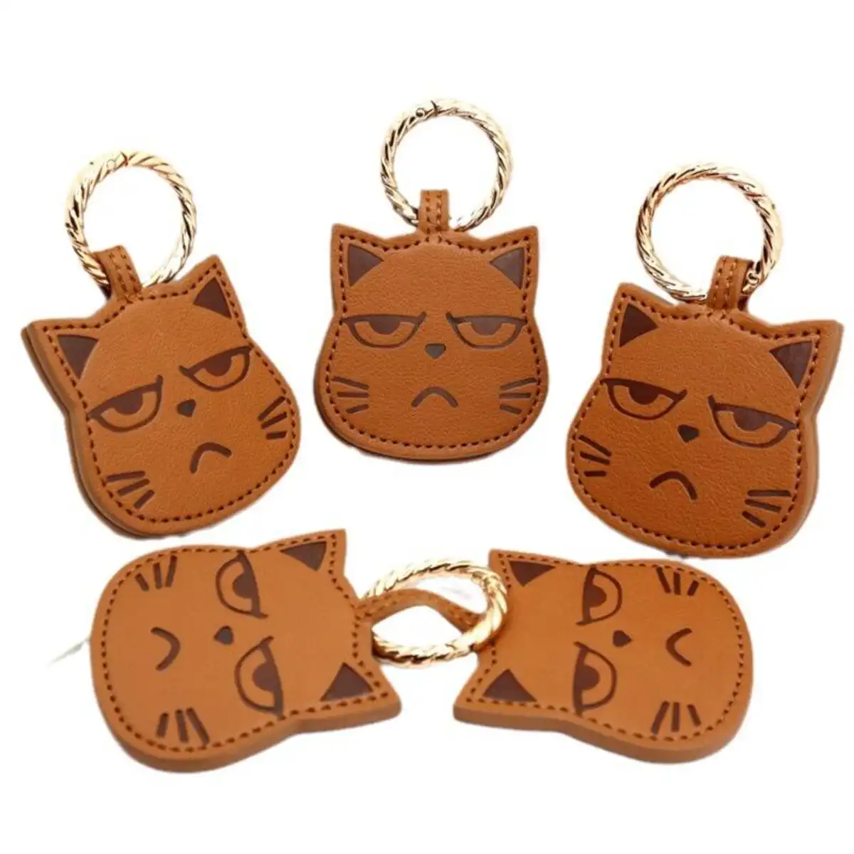 Magnetic PU Leather Cat Cap Clip alternate product angle