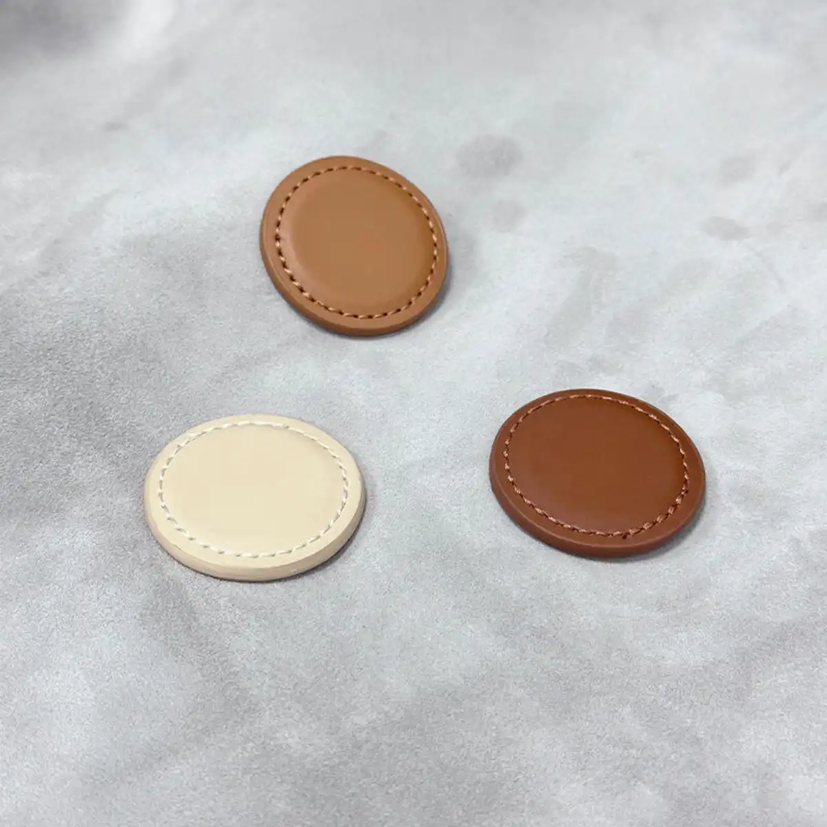 Magnetic Leather Golf Ball Markers alternate product angle