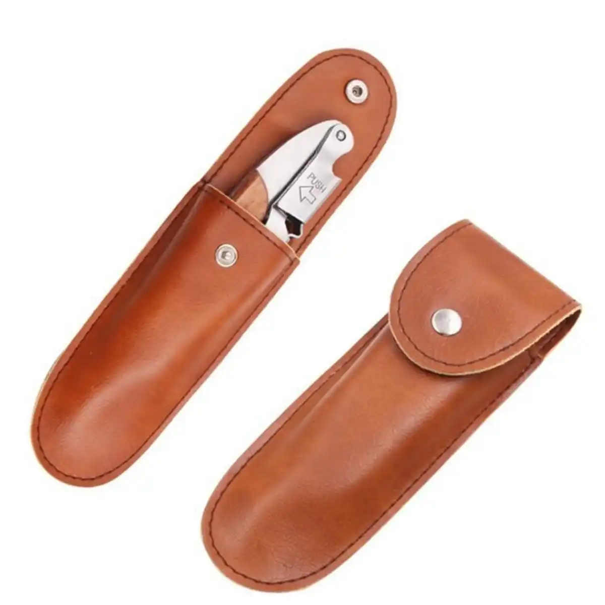 Premium PU Leather Bottle Opener Holder alternate product angle