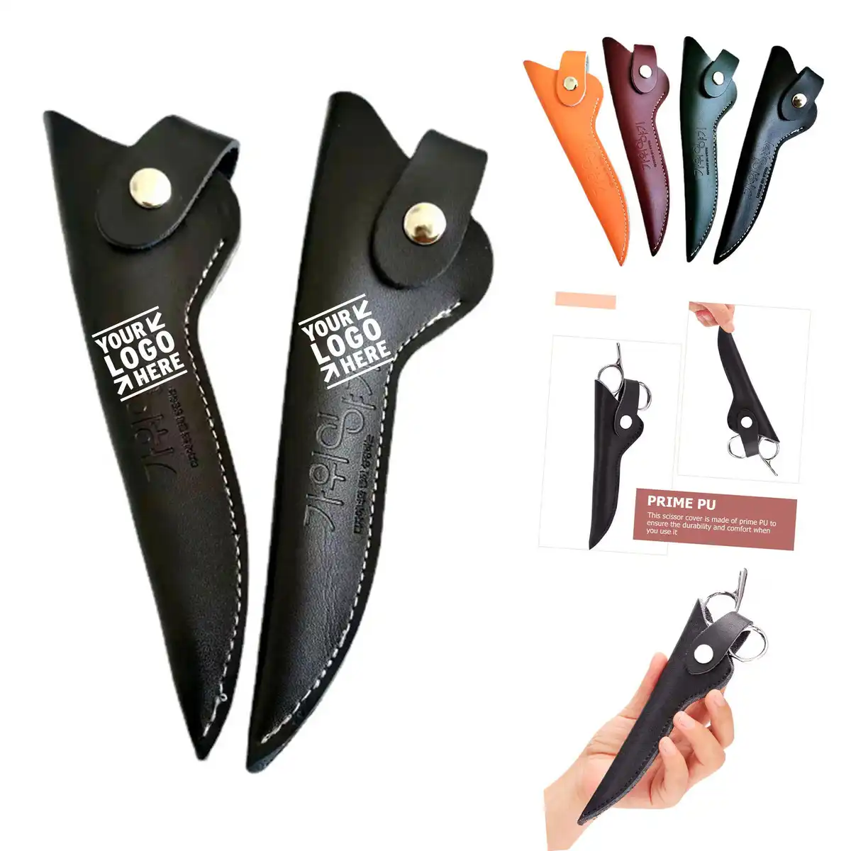 PU Leather Scissor Pouch Holder