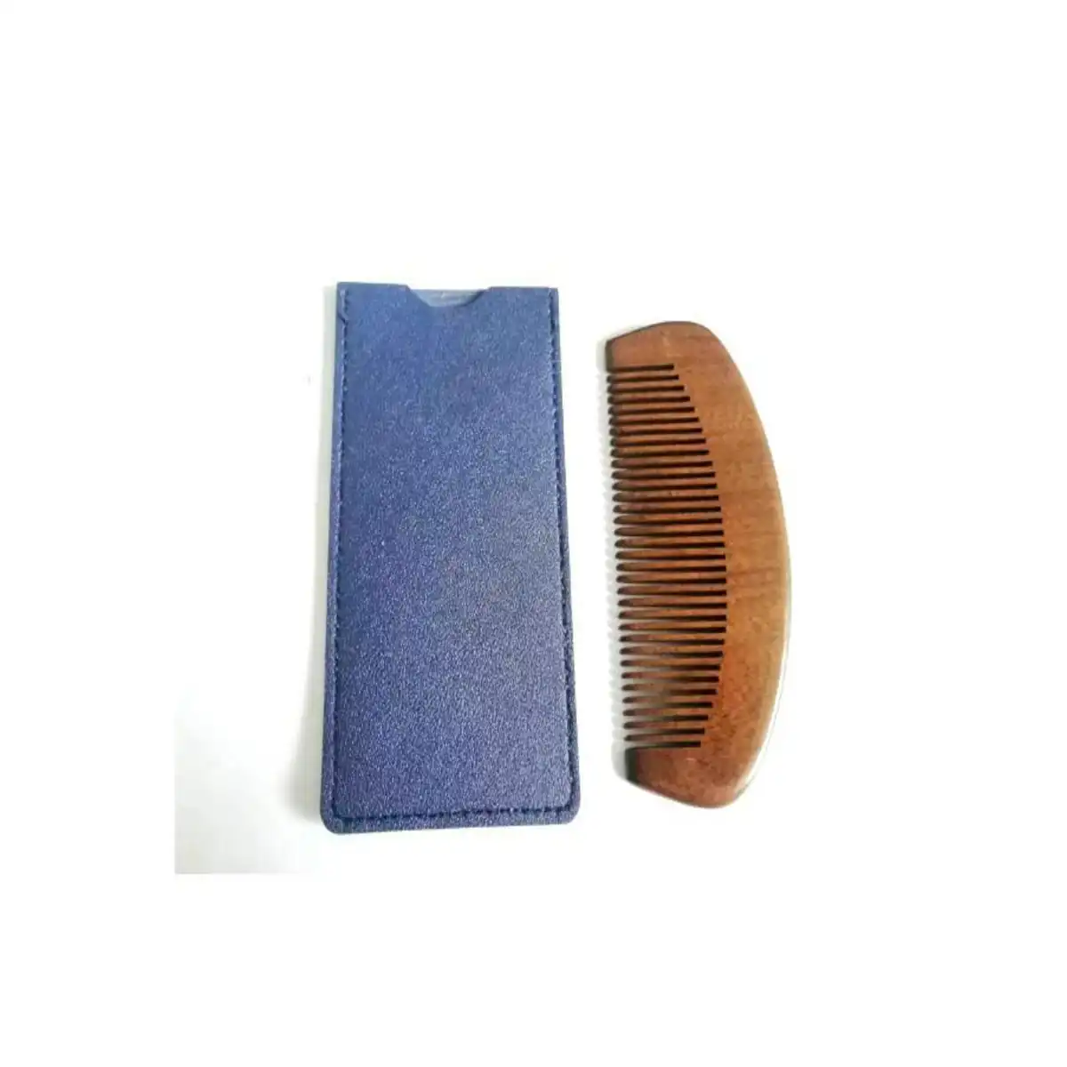 Compact PU Leather Comb Pouch additional product view