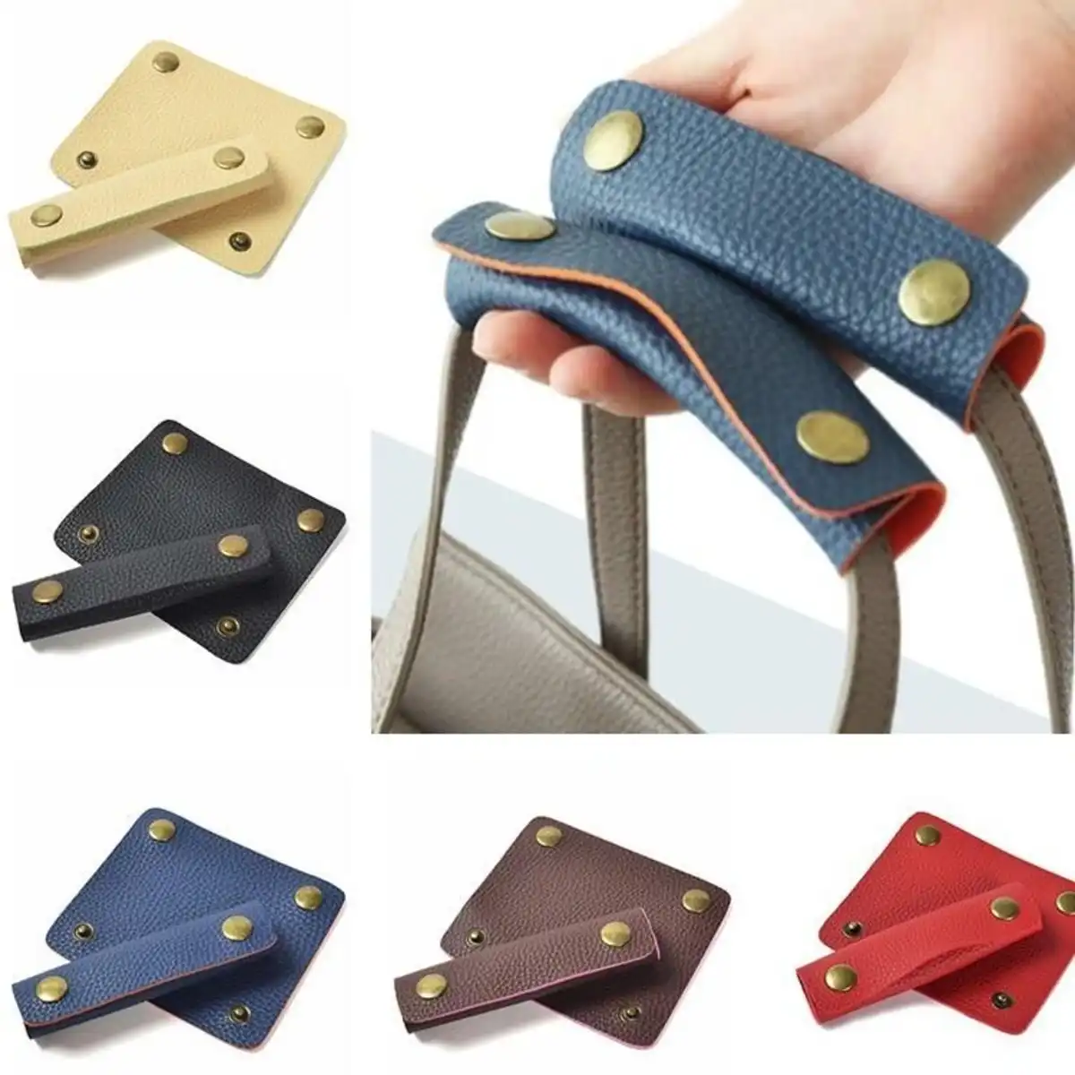 Leather Luggage Handle Wrap product detail view