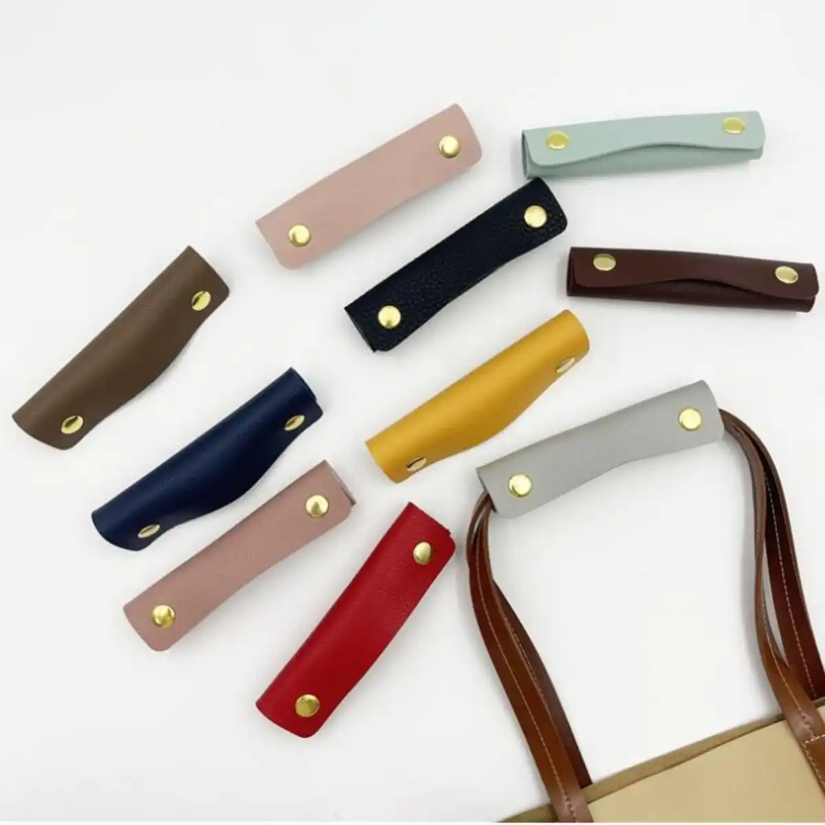 Leather Luggage Handle Wrap alternate product angle