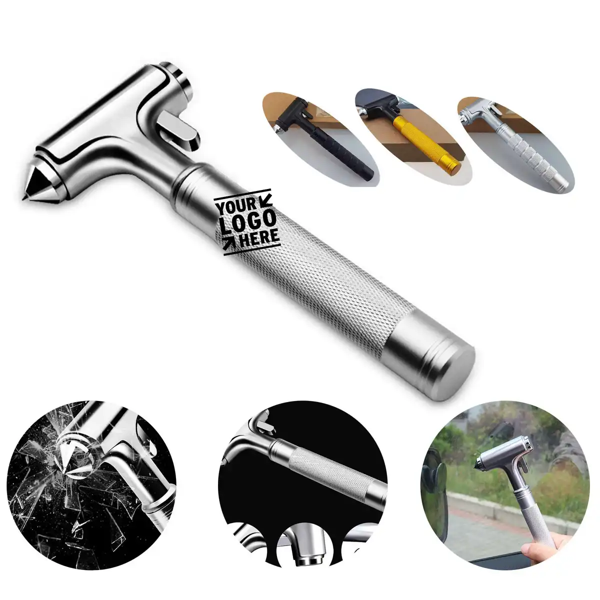 Emergency Auto Glass Breaker Tool