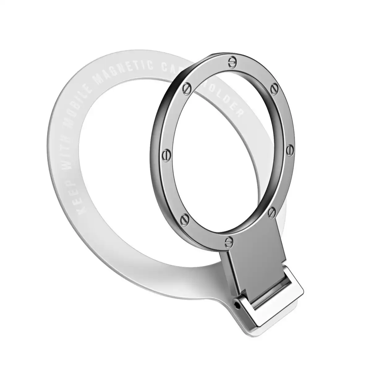 Slim Zinc Alloy Phone Grip product detail view