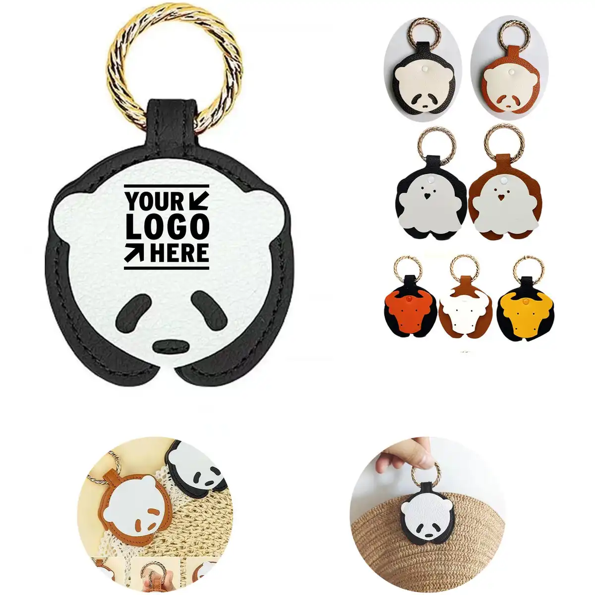 Leather Hat Clip Travel Accessory