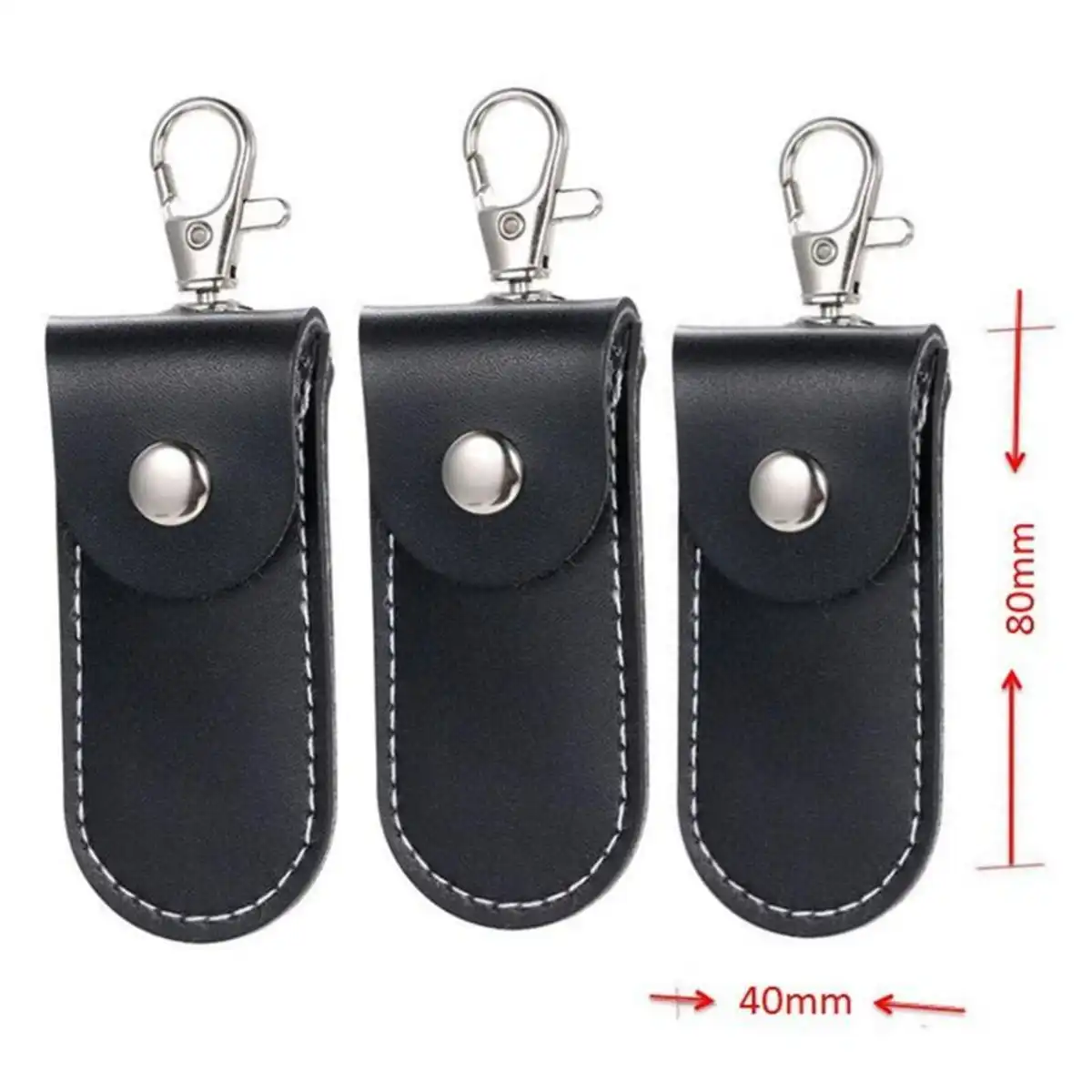 PU Leather USB Drive Holder product close-up