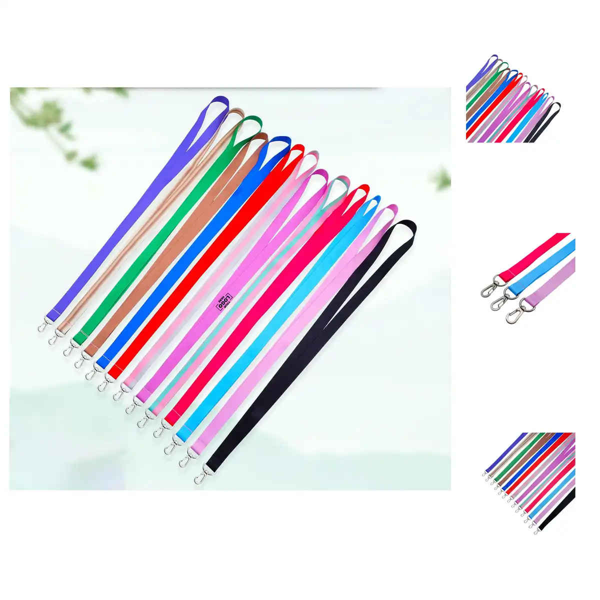 Vibrant Polyester Lanyard Metal Clasp