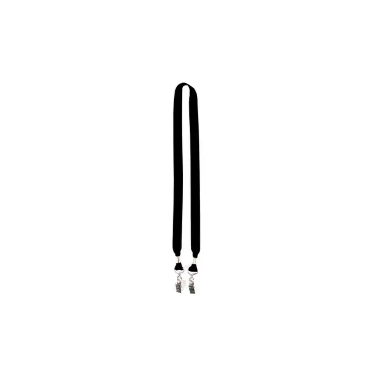 Full Color Lanyard Dual Bulldog Clips alternate product angle