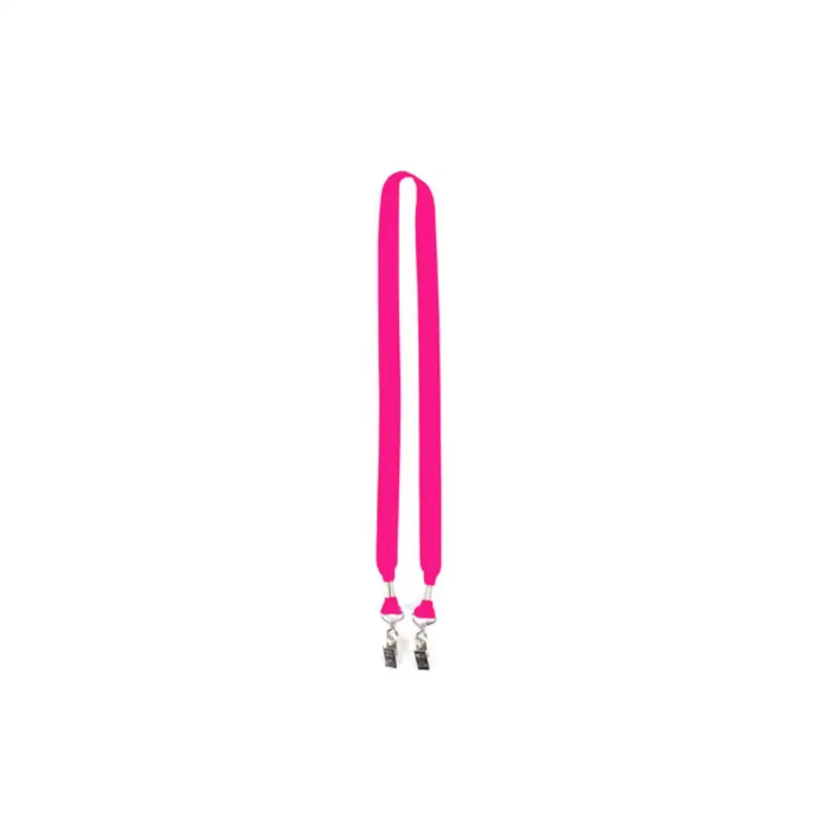 Full Color Lanyard Dual Bulldog Clips additional product view