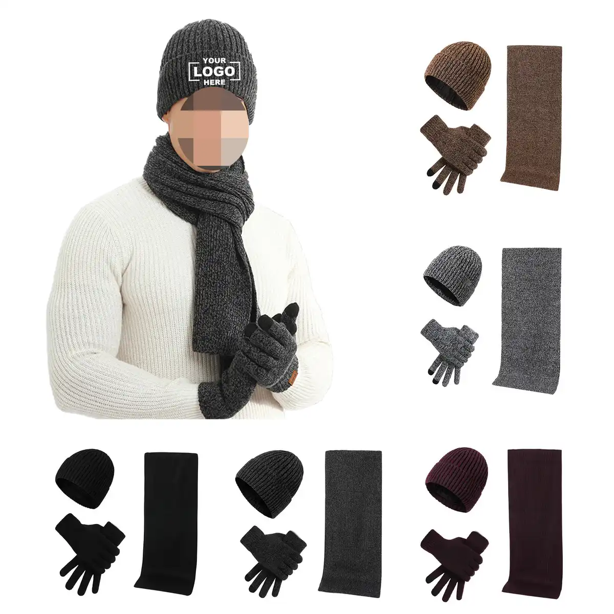 Cozy Winter Knit Accessory Set