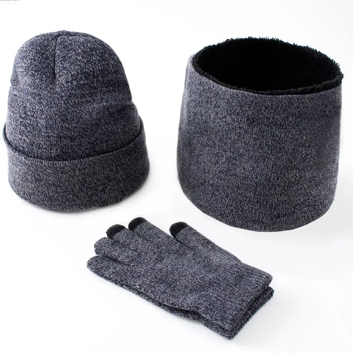 Cozy Winter Beanie Scarf Gloves additional product view
