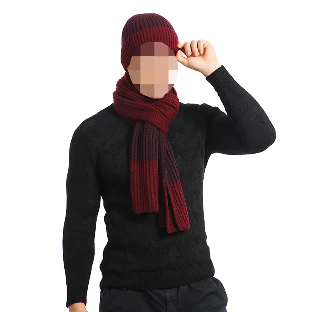 Cozy Winter Knit Accessories Trio alternate product angle