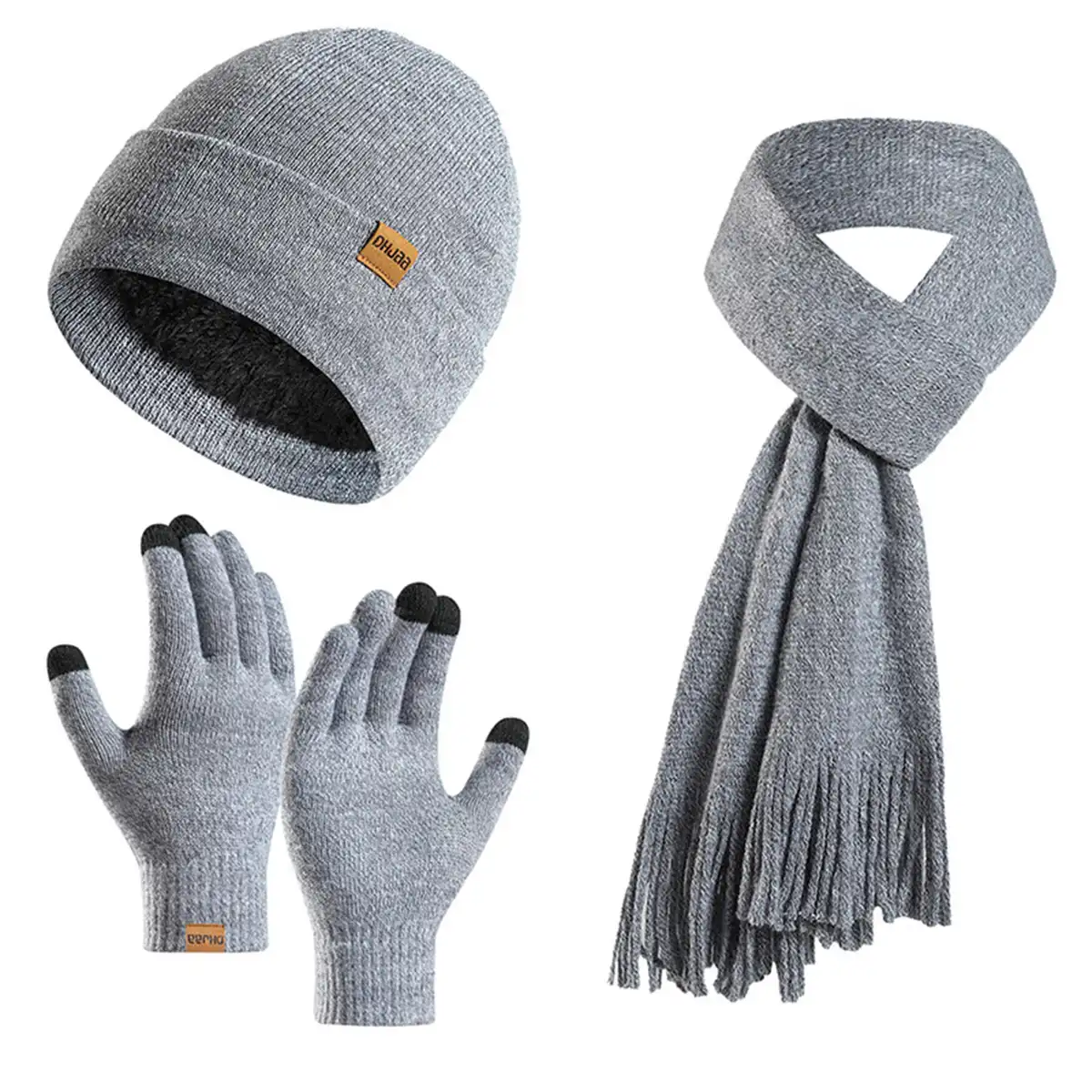 Cozy Knit Winter Accessories Trio additional product view