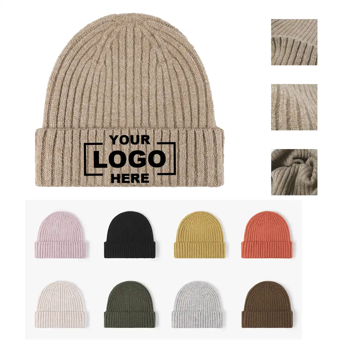 Wool Cuffed Beanie for Outdoor