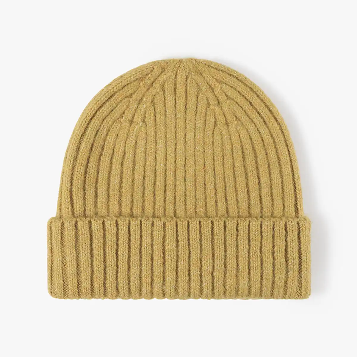 Wool Cuffed Beanie for Outdoor product close-up