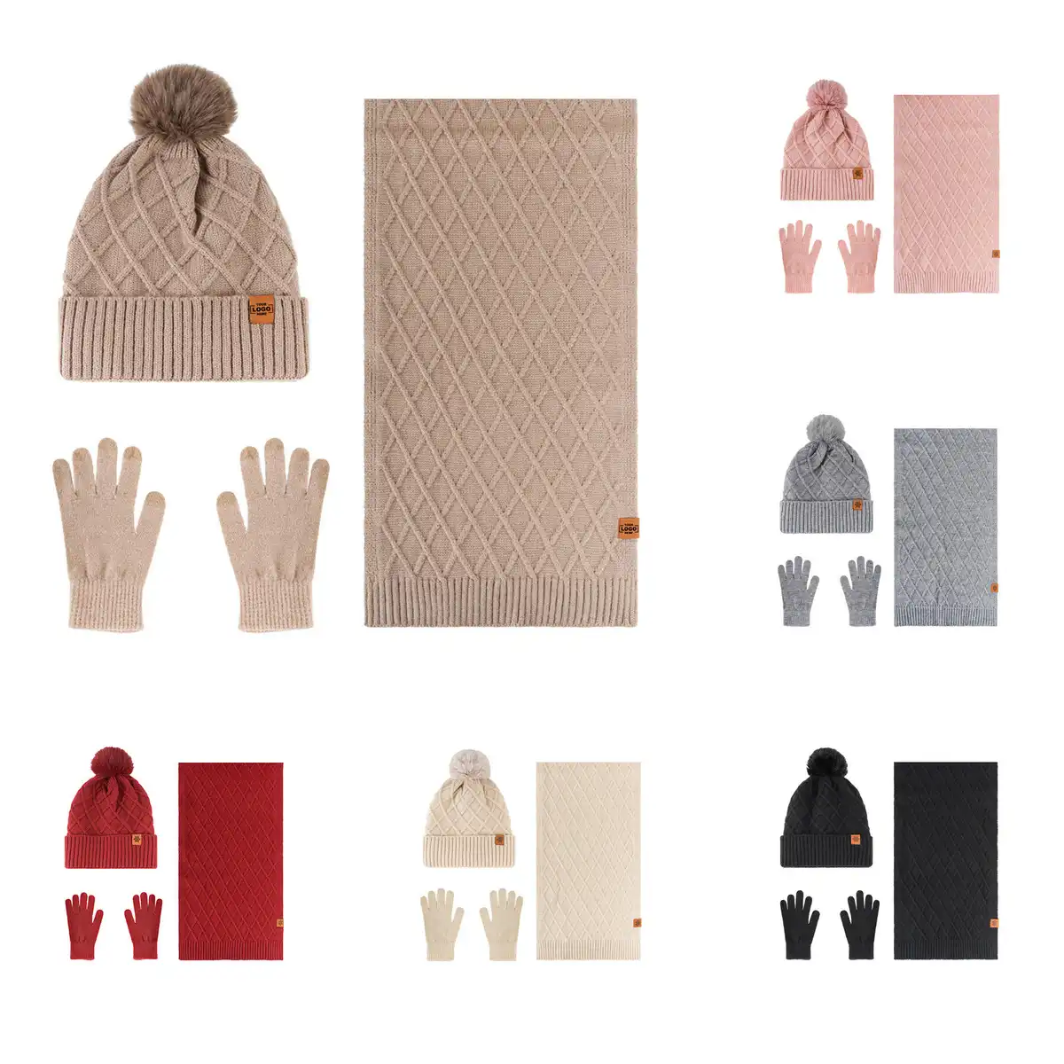 Cozy Alpaca Winter Accessories Trio