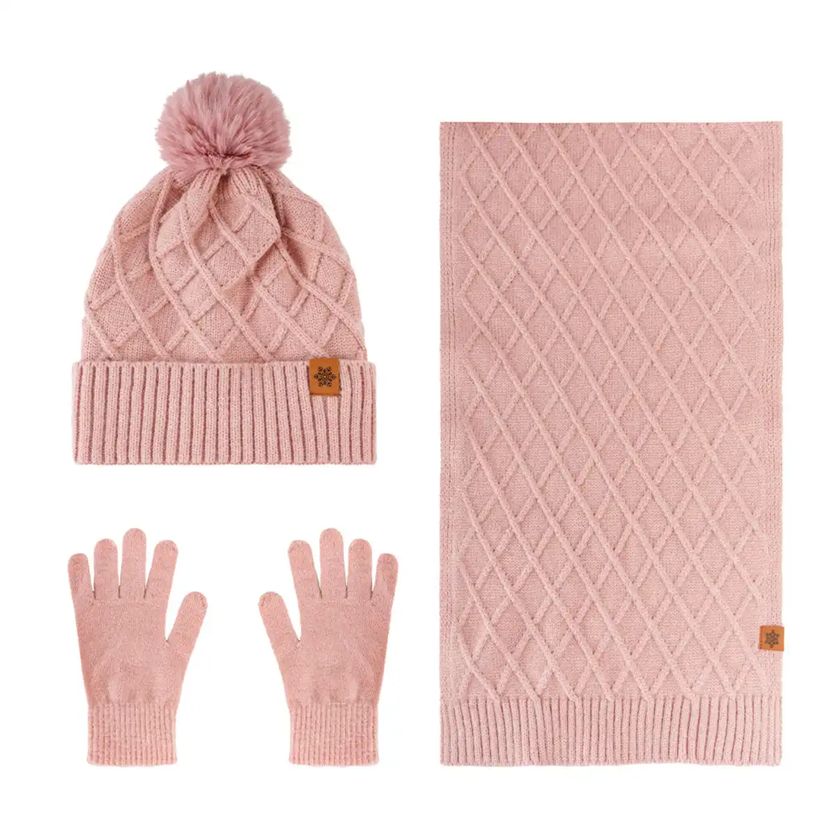 Cozy Alpaca Winter Accessories Trio alternate product angle