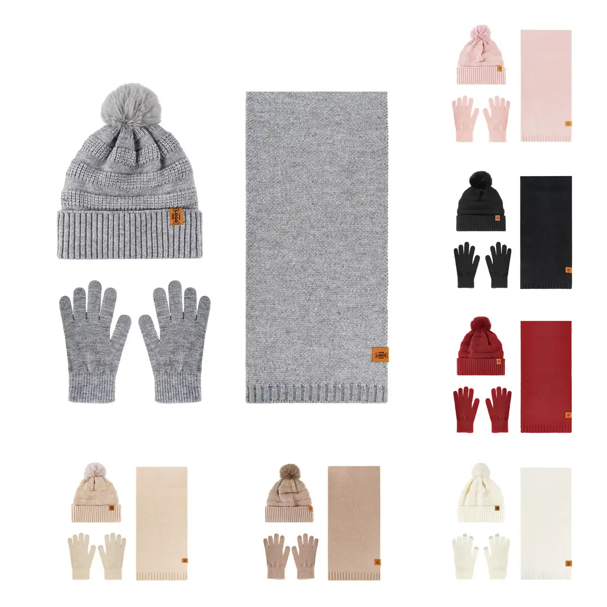 Cozy Winter Knit Accessories Set