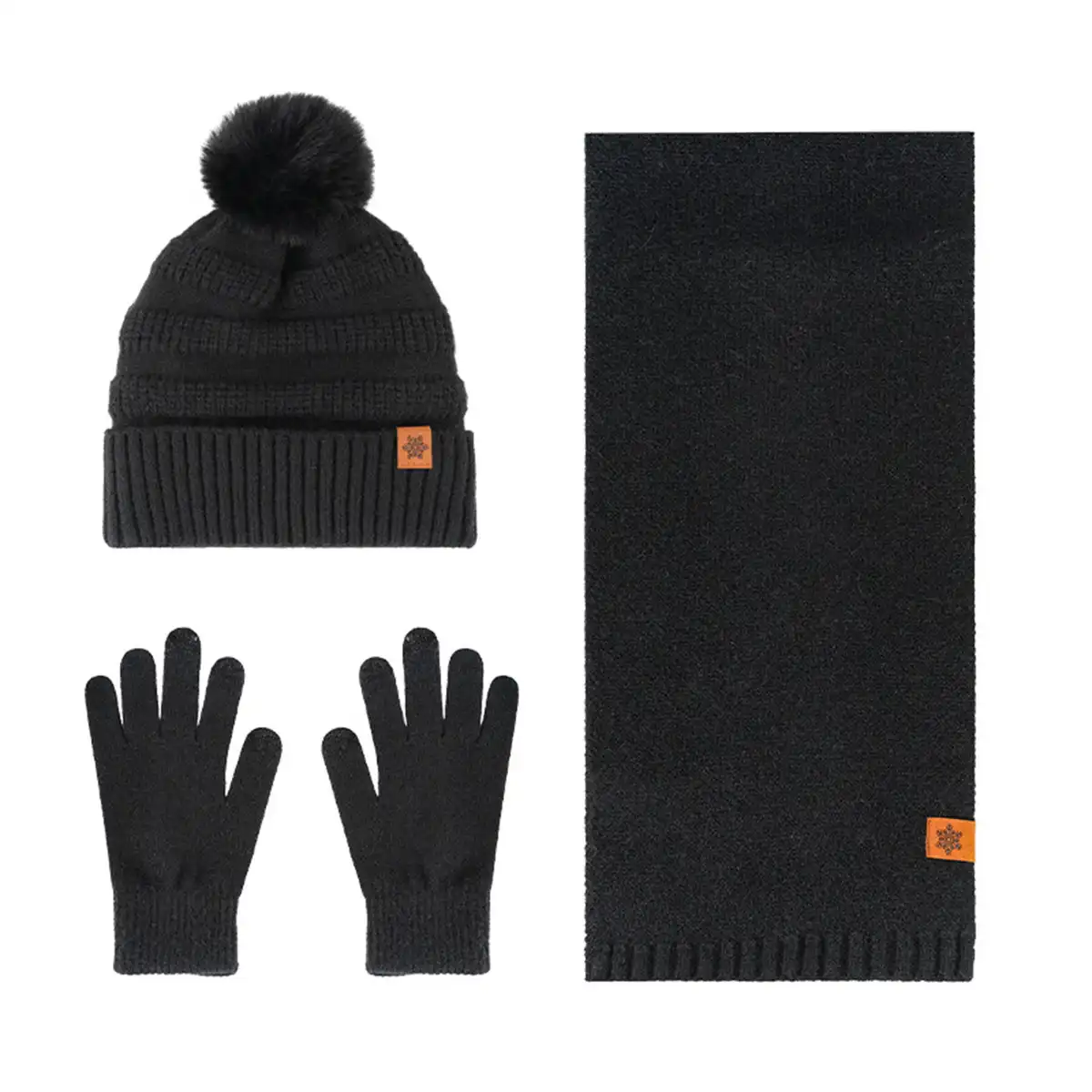 Cozy Winter Knit Accessories Set product close-up
