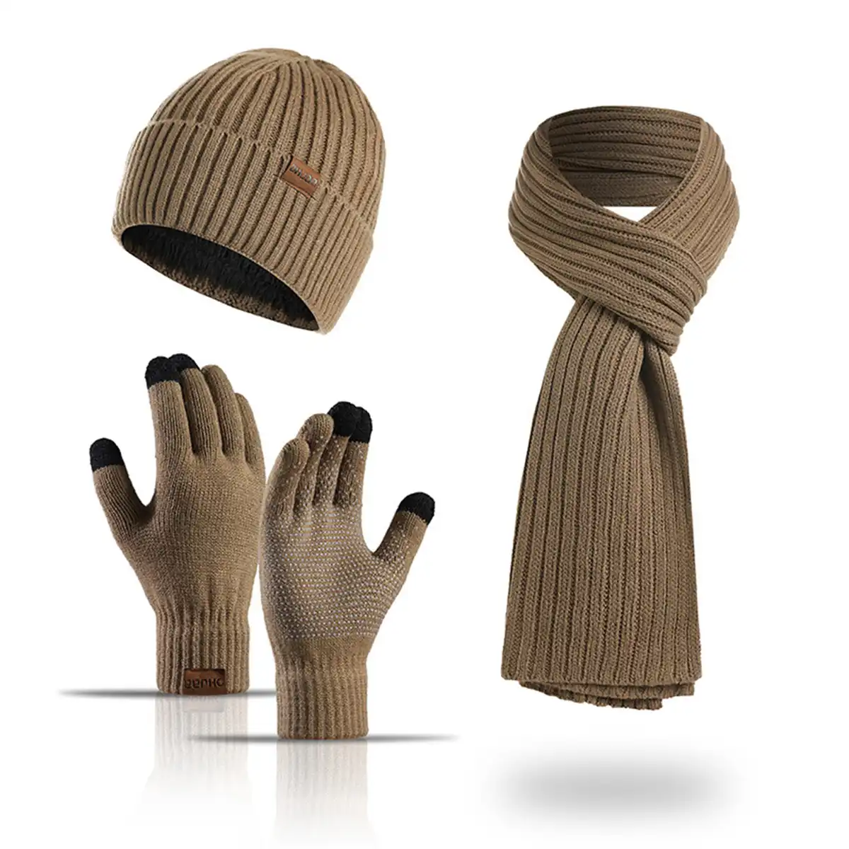 Fleece Lined Knit Winter Set additional product view