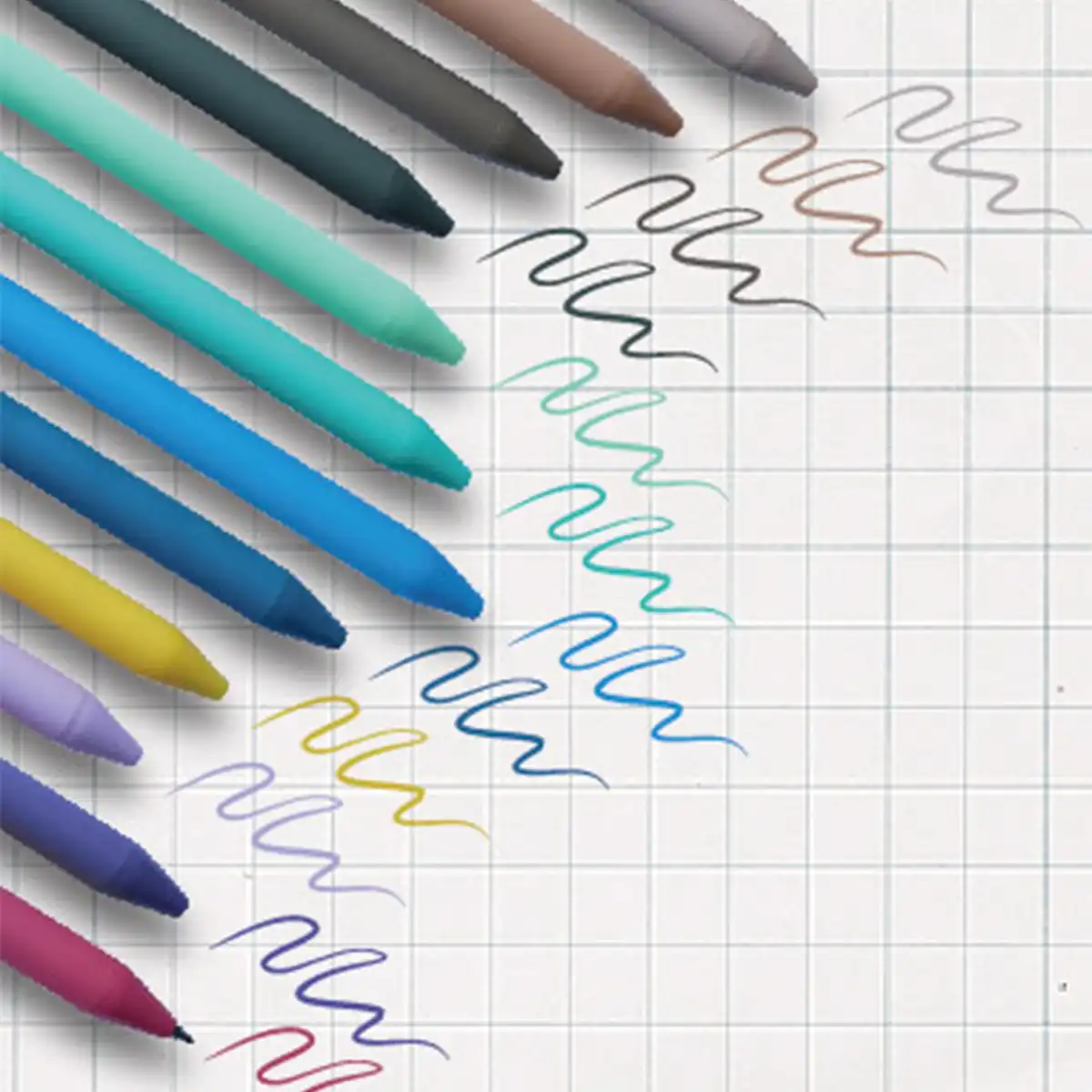 Gel Ink Pens Soft Touch Retractable alternate product angle