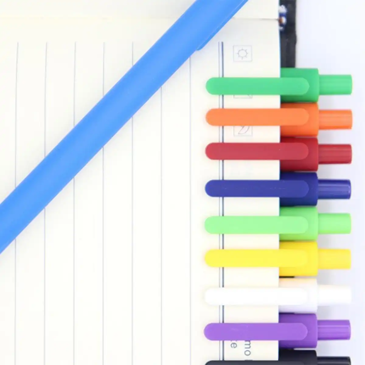 Gel Ink Pens Soft Touch Retractable product close-up