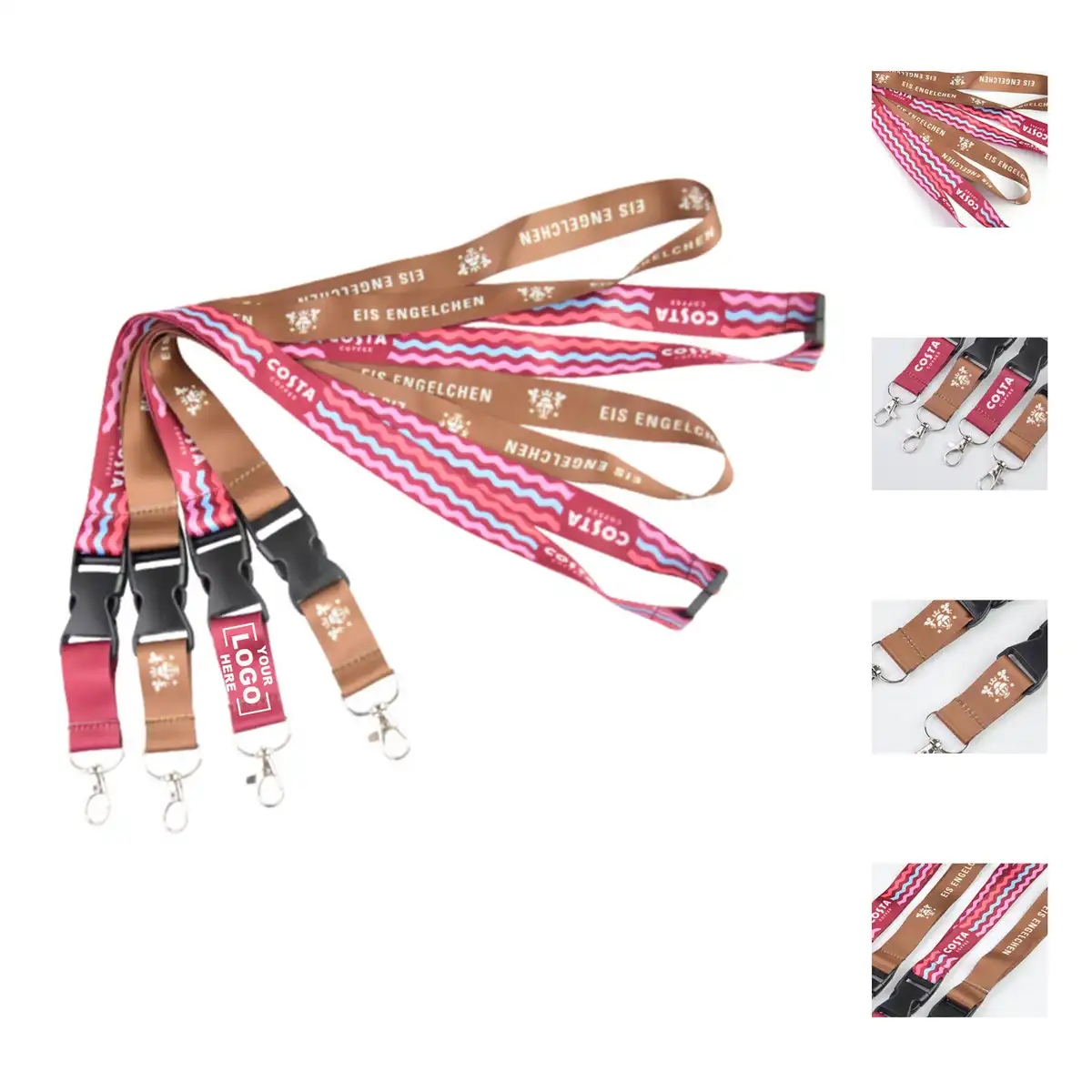 Vibrant Badge Holder Lanyard
