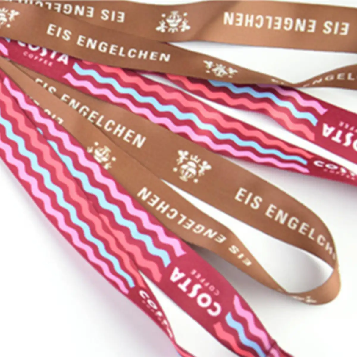 Vibrant Badge Holder Lanyard product close-up